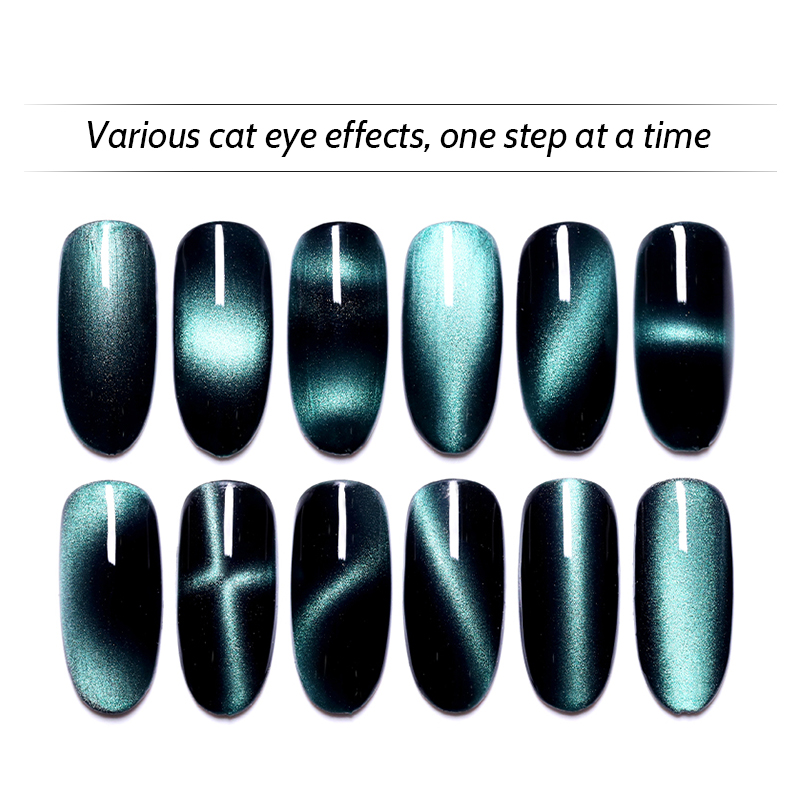 Strong Magnetic Nail Stick Set 3D Cat Eye Effect Magnet for UV Gel Nail Polish Uv Lamp for Gel Varnish
