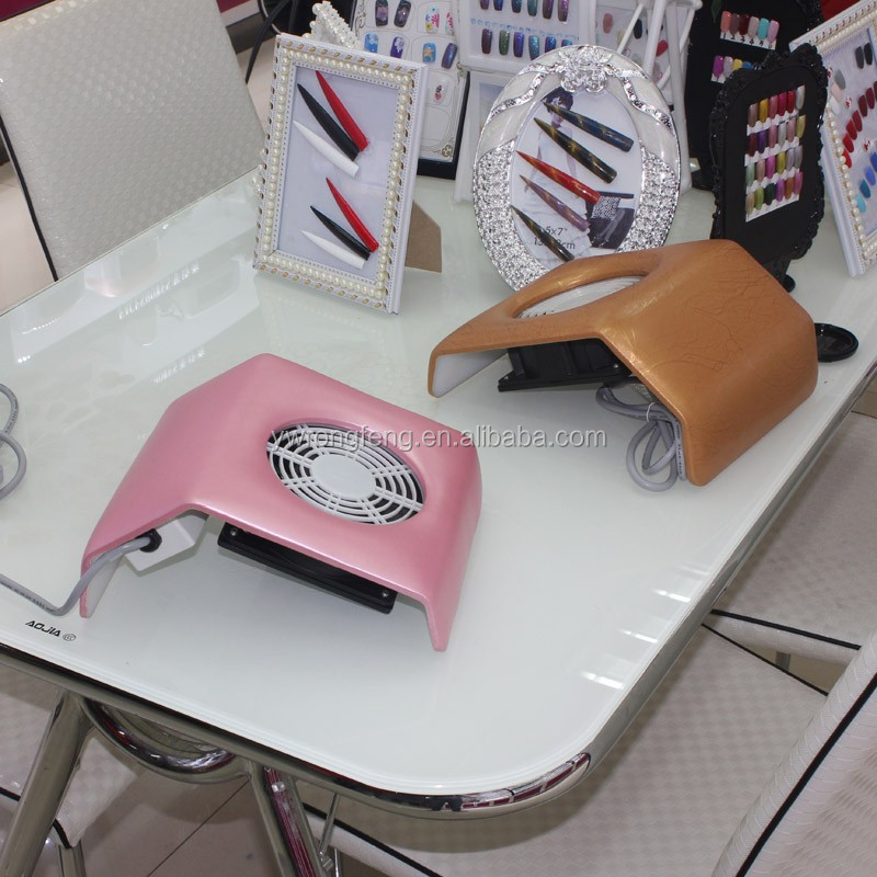 Custom logo and color Nail art finger dryer 24w nail dust vacuum cleaner FX-4