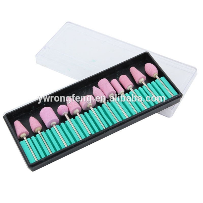 Wholesale Professional Ceramic Nail art Manicure Machine Tool Nails Electric Drill Bits File Kit