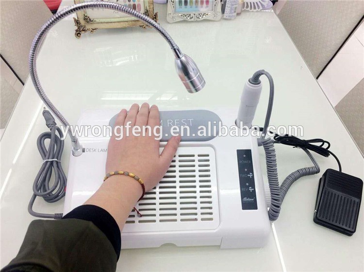 Professional 30w nail dust collector light lamp with nail drill new item 3 in 1 nail dust collector