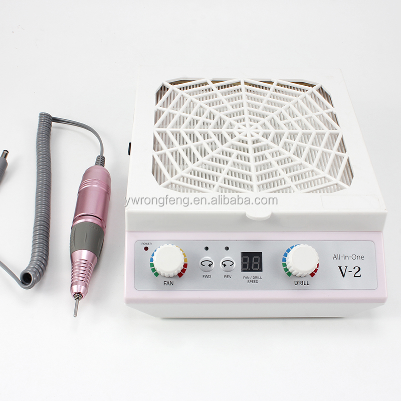 Faceshowes Beautiful NEW Portable electric nail drill 35000 RPM with nail drill vacuum for Nail salon