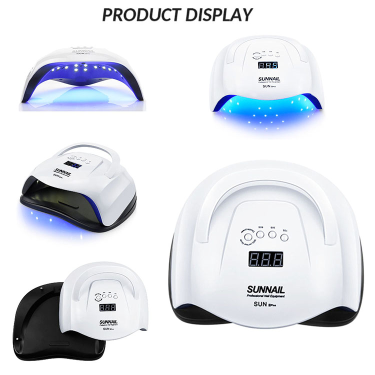 80W UV Nail Lamp LED Lamp dryer  For Curing All Gels Polish Manicure Portable Nail Dryer Smart