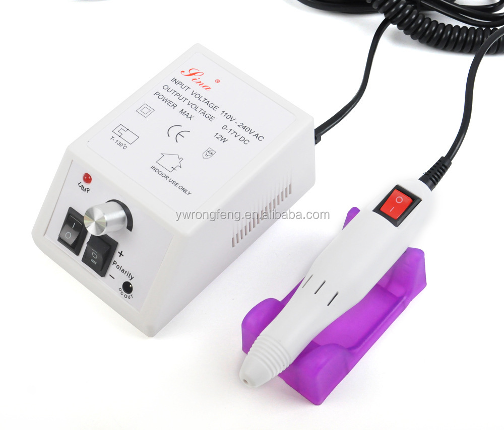 Faceshowes Electric Nail Drill Manicure Machine with Drills 6 Bits Pedicure Manicure Nail Art Equipment Nail File DM-14