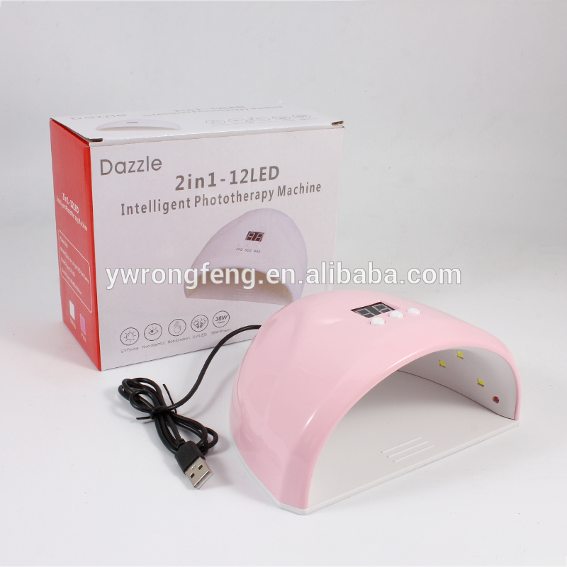 Hot selling cheap price 36W led  Portable Mini Nail Dryer 36W UV Nail dryer Lamp