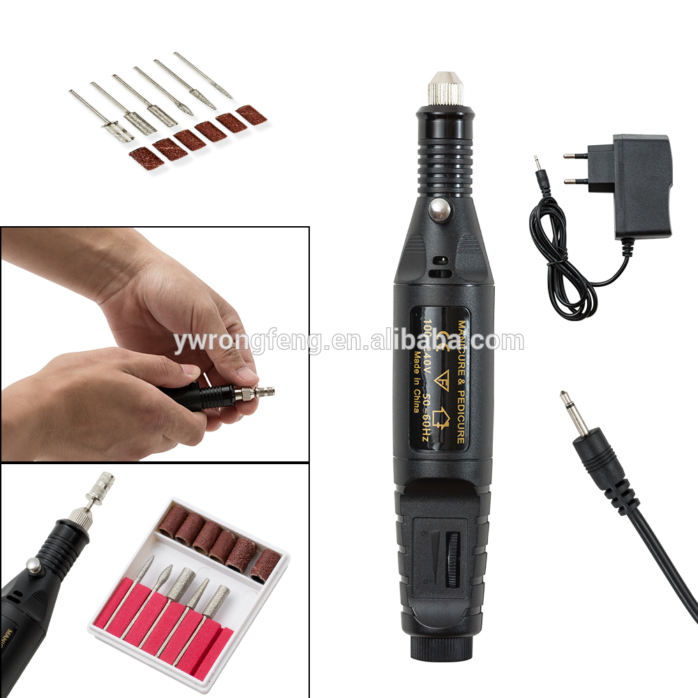 Professional electric manicure pedicure Mini Portable Pen Shape Electric Nail Drill